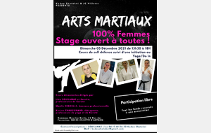 Après-midi Self défense/Shiatsu 100% femmes !